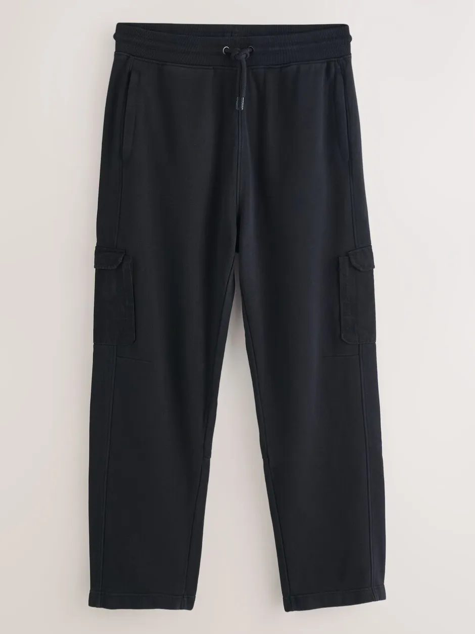 Joggingbroeken*Next Zwart - Garment Wash Utility Style Joggers