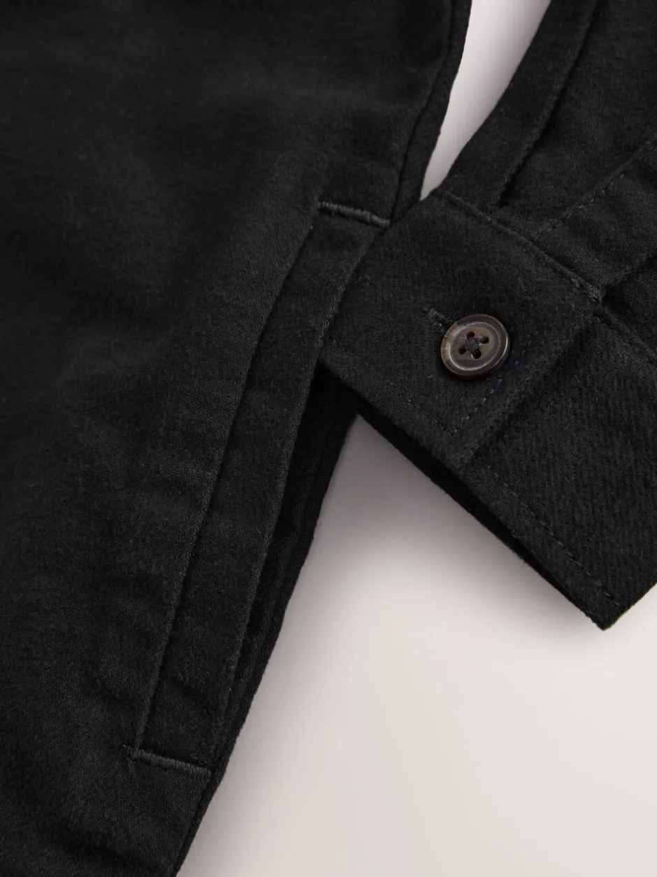 Shirts|Jassen En Jacks*Next - Geborsteld overshirt (3-16jr) Zwart