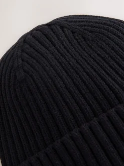 Mutsjes En Antikrabwantjes|Mutsen, Handschoenen En Sjaals|Next Zwart - Gebreide beanie-muts (1-16jr)
