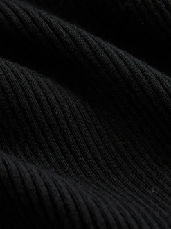 Gebreide Kleding|Next - Gebreide trui met rolkraag (3-16jr) Zwart