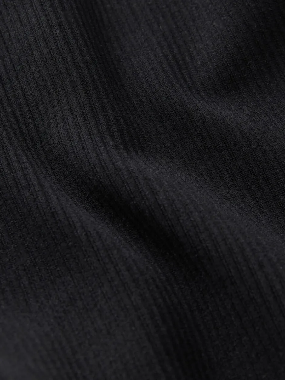 Shorts*Next Zwart - Geribbelde fietsshort met hoge taille