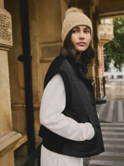 Jassen En Jacks*Next Zwart - Gewatteerd gilet
