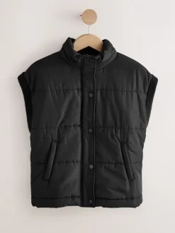 Jassen En Jacks*Next Zwart - Gewatteerd gilet