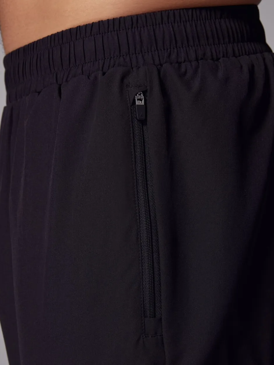 Joggingbroeken|Next Zwart - Geweven sportieve cargojoggingbroek