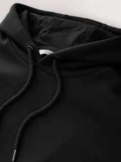 Sweaters En Hoody´S|Sweaters En Hoody´S|Next - Groot - Zwaargewicht Cotton Rich Jersey Hoodie Zwart