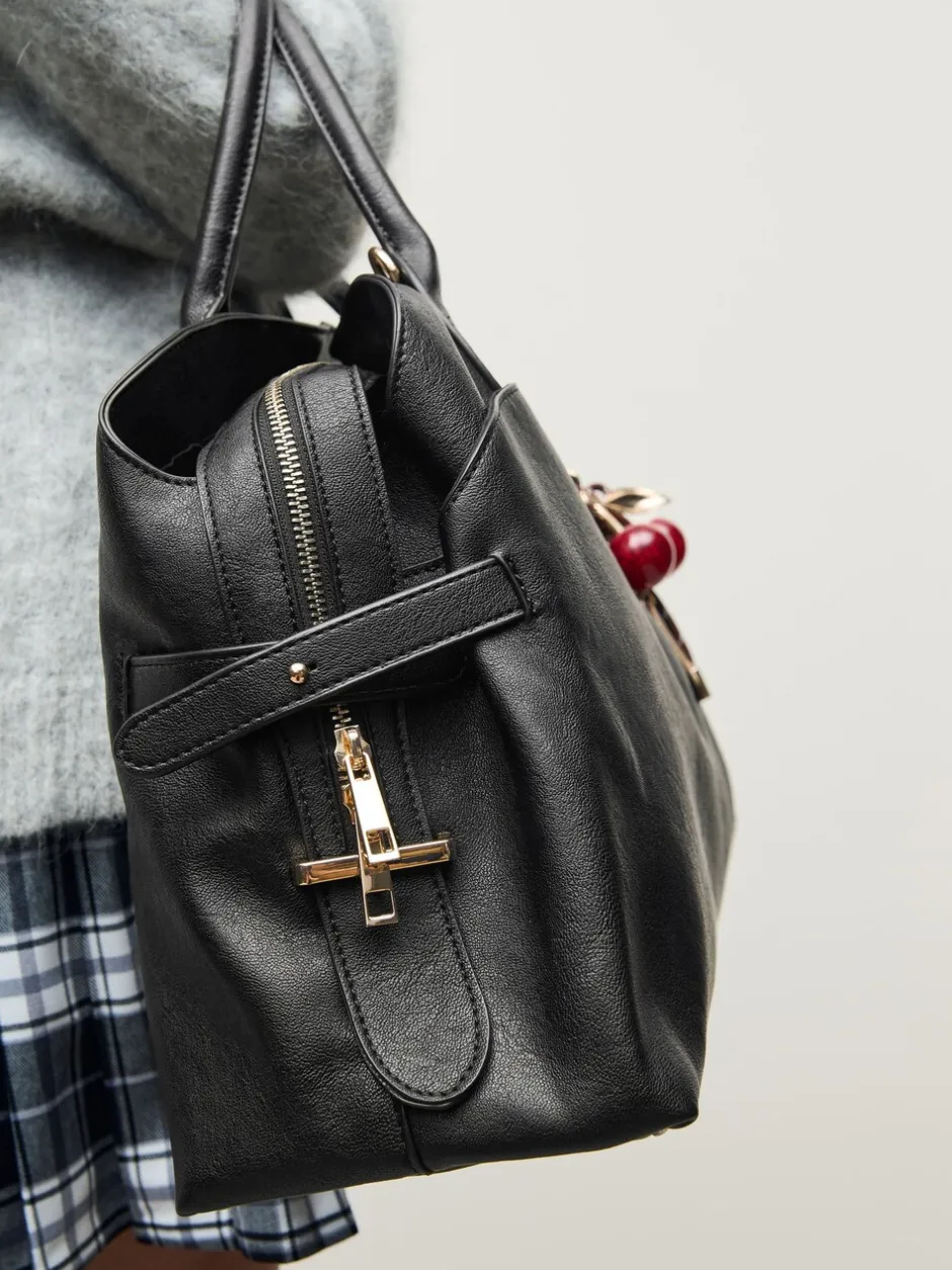 Tassen En Portemonnees*Next - Grote shopper met bedeltjes Zwart