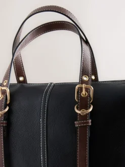 Tassen En Portemonnees*Next - Handtas met gesp Zwart