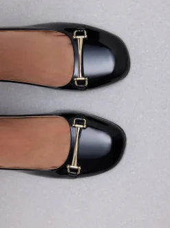 Ruimvallend En Extraruimvallend|Schoenen Met Hakken|Next - Hardware Slingback Block Heels Zwart