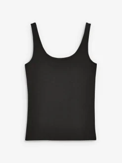 Tops En T-Shirts|Next Zwart - Hemdje met brede bandjes