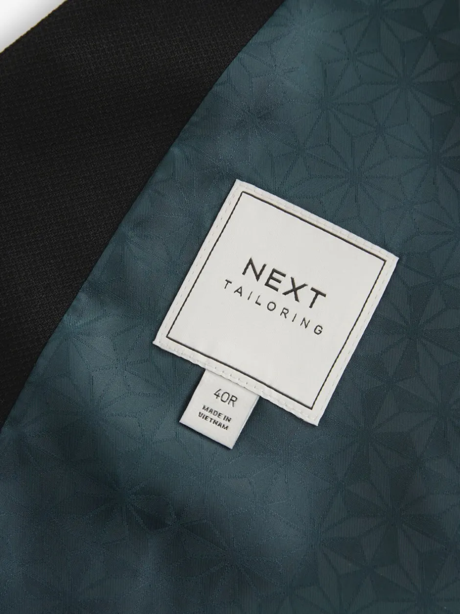 Vesten*Next Zwart - Herenvest met textuur