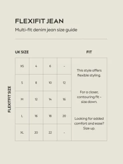 Jeans*Next - High Rise FlexiFit Stretch Pull On Wide Leg Jeans Zwart