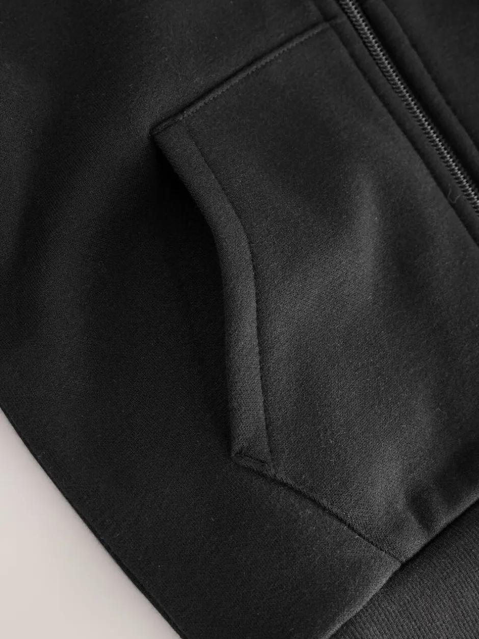 Sweaters En Hoody´S|Next - Hoodie met logo en ritssluiting (3-16jr) Zwart