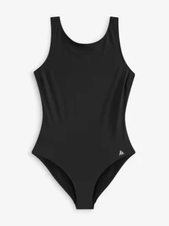 Sportkleding|Badkleding|Next - Hoogsluitend vormgevend must-have badpak Zwart