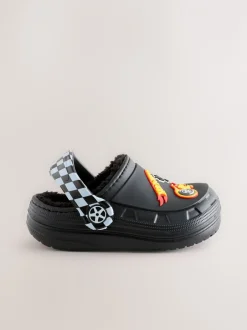 Pantoffels*Next Zwart - Hot Wheels Slipper Clogs