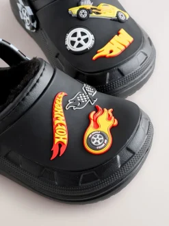Pantoffels*Next Zwart - Hot Wheels Slipper Clogs