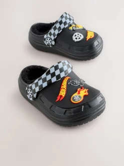 Pantoffels*Next Zwart - Hot Wheels Slipper Clogs