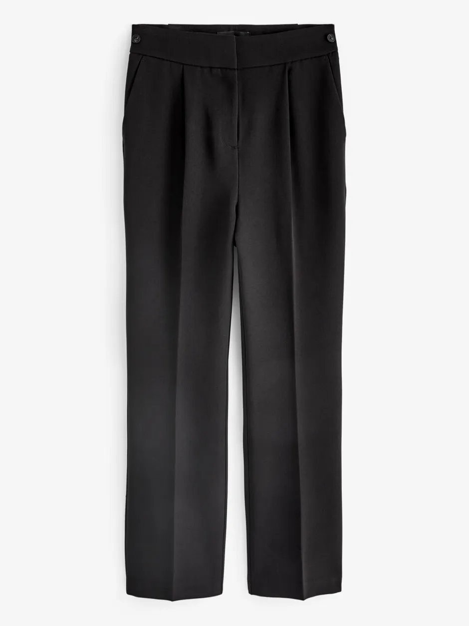 Kostuums En Werkkleding|Next Zwart - Hourglass broek op maat