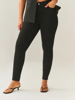 Jeans*Next - Hourglass Mid Rise Skinny Jeans Zwart