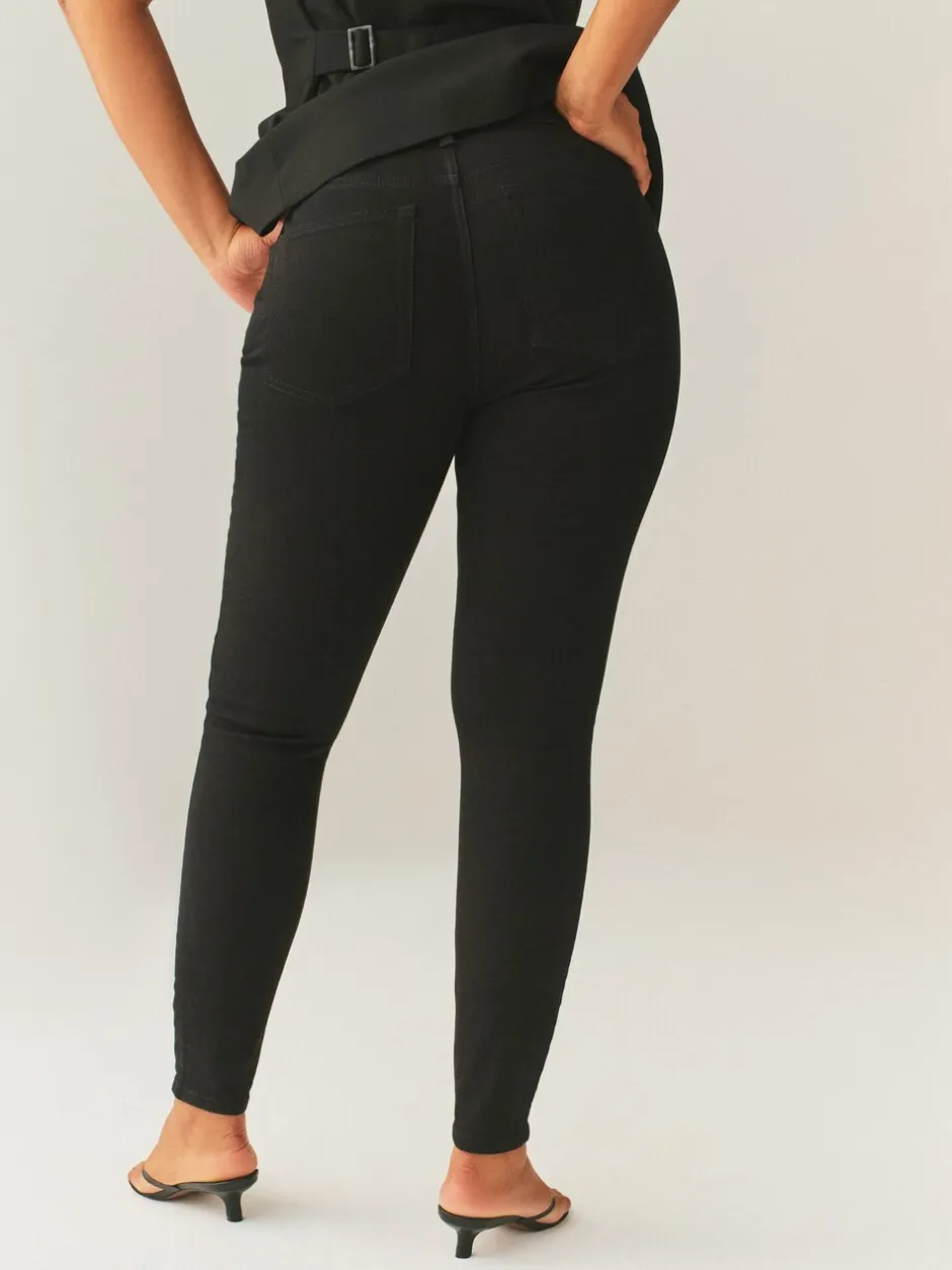 Jeans*Next - Hourglass Mid Rise Skinny Jeans Zwart