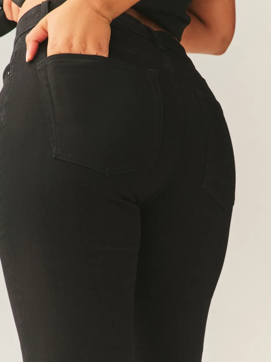 Jeans*Next - Hourglass Mid Rise Skinny Jeans Zwart