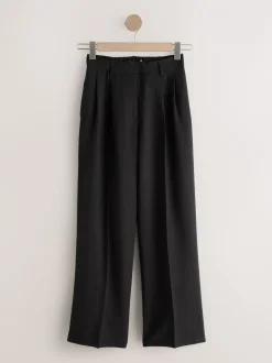 Broeken|Kostuums En Werkkleding|Next Zwart - Hourglass Wide Leg Tailored Trousers