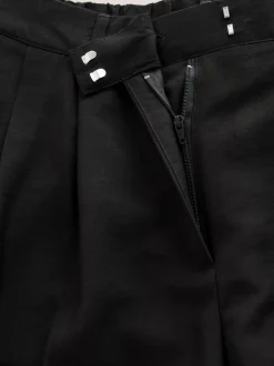 Broeken|Kostuums En Werkkleding|Next Zwart - Hourglass Wide Leg Tailored Trousers