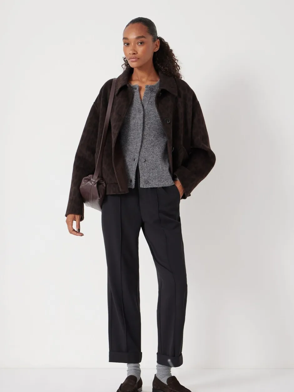 Kostuums En Werkkleding|Hush - slim-fit pak broeken met elastische taille Zwart