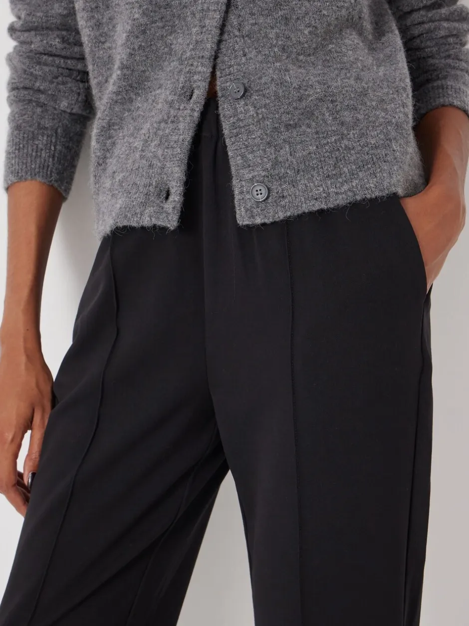 Kostuums En Werkkleding|Hush - slim-fit pak broeken met elastische taille Zwart