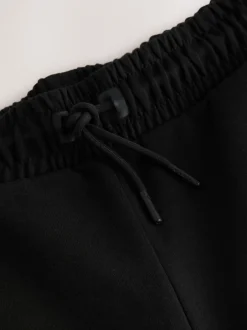 Joggingbroeken|Next - Interlock Soft Touch Cuffed Joggers Zwart