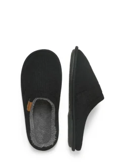 Pantoffels|JACK & JONES Zwart - Corduroy Mule Slippers