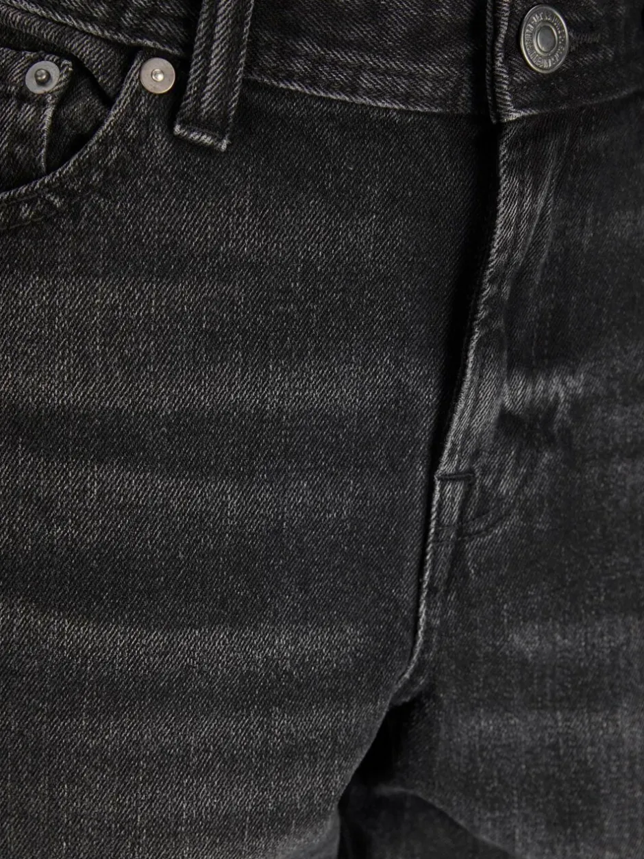 Jeans*JACK & JONES JUNIOR - Chris Relaxed Fit Black Jeans Zwart