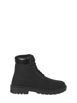 Boots|JACK & JONES - Lace Up Ankle Boots Zwart