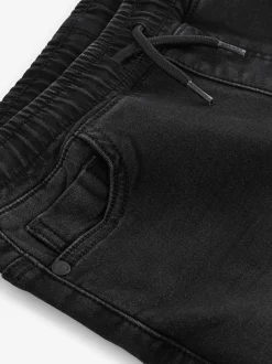 Jeans*Next - Jeans met stretch en elastische taille (3-16 jr) Zwart