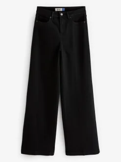 Jeans*Next - Jeans met wijde pijpen Zwart