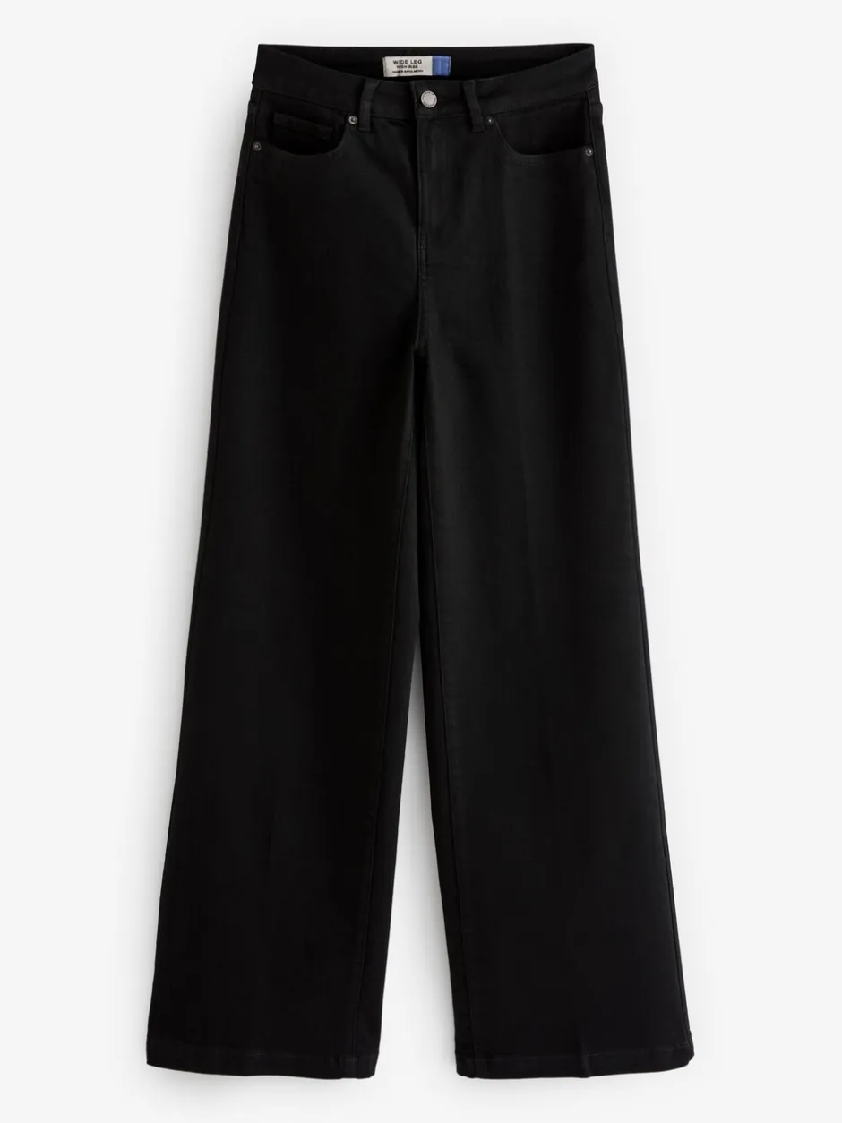 Jeans*Next - Jeans met wijde pijpen Zwart