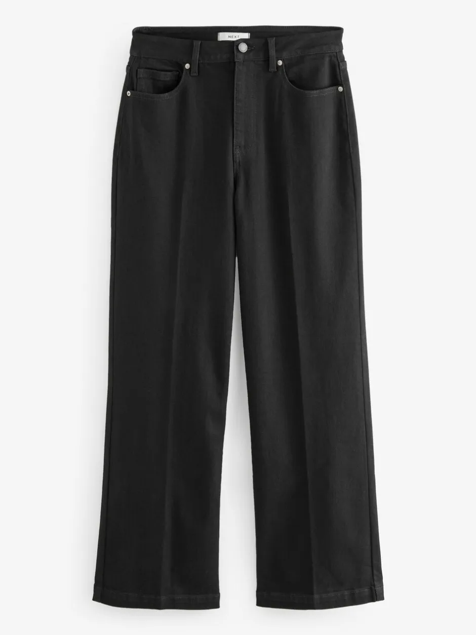 Jeans|Next - Jeans met wijde pijpen Zwart