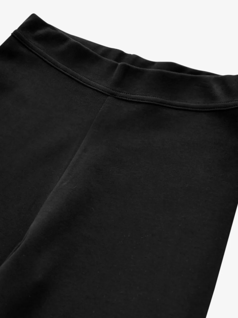 Schoolkleding*Next Zwart - Jersey schoolbroek met bootcut, hoge elastische taille, hoog katoenpercentage en stretch (9-17jaar)