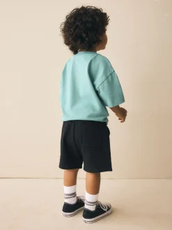 Shorts|Shorts|Next Zwart - Jersey short (3 mnd-7 jr)