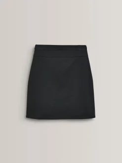 Shorts En Rokken*Next - Jersey stretch schoolkokerrok met aantrekkoord (3 - 18 jr) Zwart