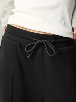 Loungewear|Leggings En Joggingbroeken|Next Zwart - Joggingbroek met wijde pijpen