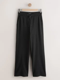 Loungewear|Leggings En Joggingbroeken|Next Zwart - Joggingbroek met wijde pijpen