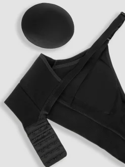Beha's|Moederschap|Jojo Maman Bébé - Emma-Jane Padded Seamless Maternity & Nursing Bra Zwart