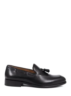 Formele Schoenen|Jones Bootmaker - Devon2 Leather Loafers Zwart