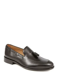Formele Schoenen|Jones Bootmaker - Devon2 Leather Loafers Zwart