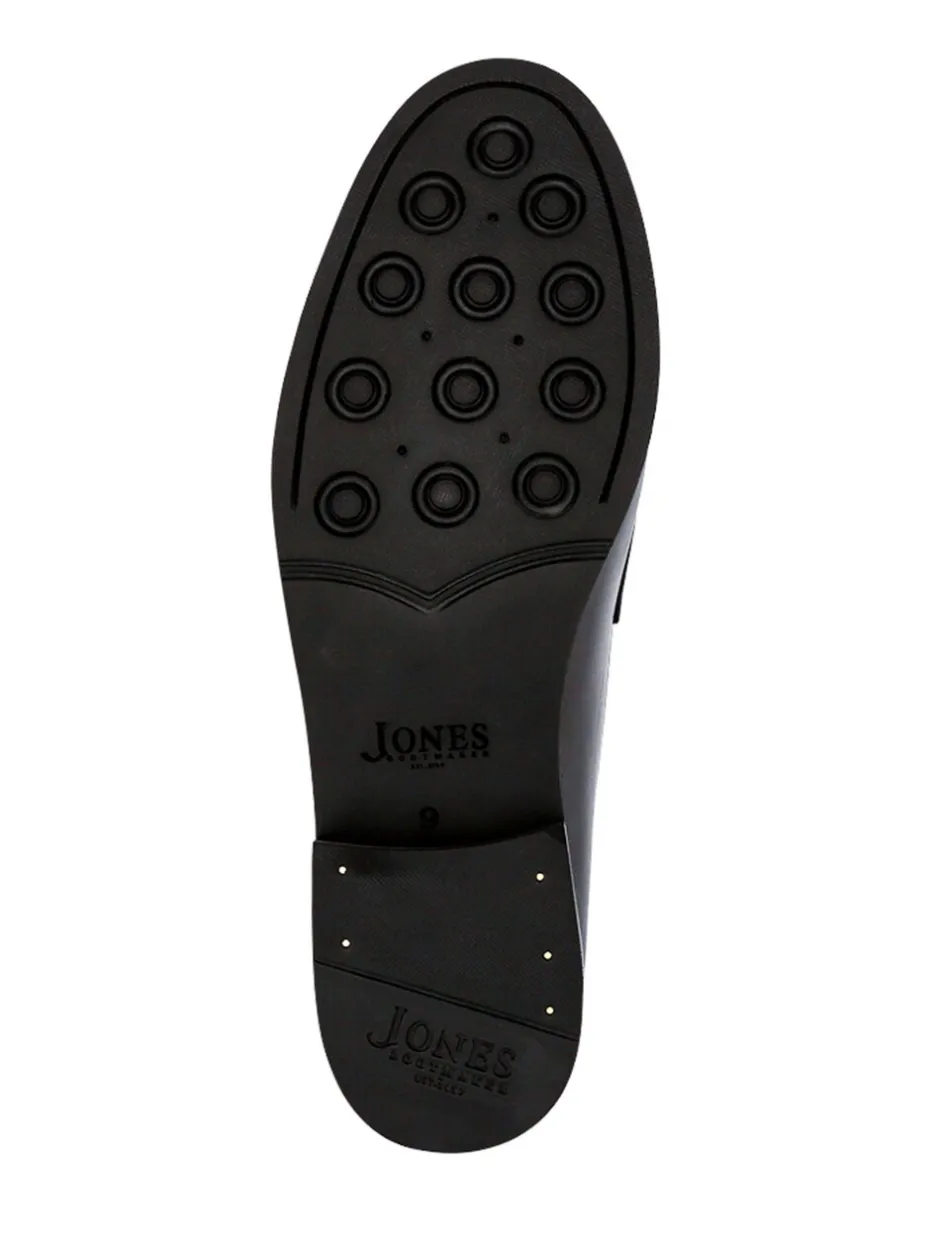 Formele Schoenen*Jones Bootmaker - Quennell Leather Penny Loafers Zwart