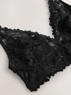 Beha's|Next - Kanten ultieme comfortabele beha Zwart