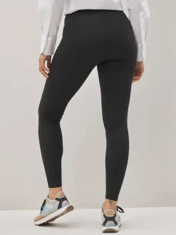 Leggings En Joggingbroeken|Next - Katoenen legging met hoge taille Zwart