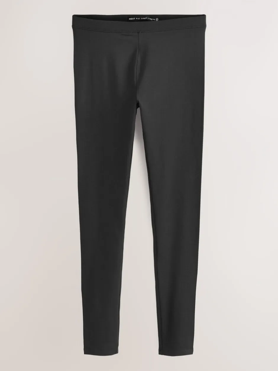 Leggings En Joggingbroeken|Next - Katoenen legging met hoge taille Zwart