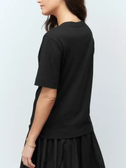 Tops En T-Shirts*Next Zwart - Katoenen Modal ruimvallend V-hals T-shirt