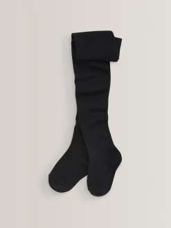Sokken En Panty's|Sokken En Panty's|Next - Katoenrijke schoolmaillots Zwart